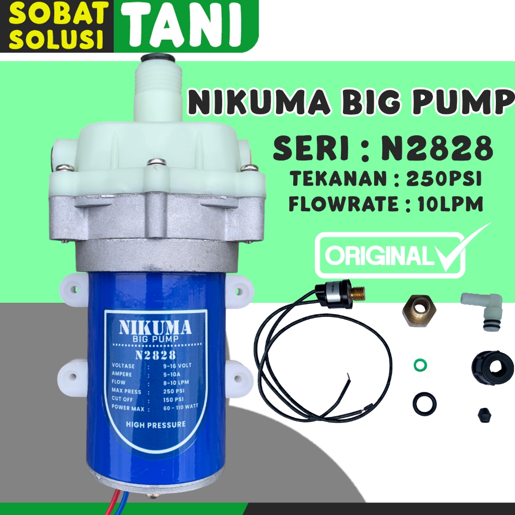 Dinamo Sprayer Portabel N2828 - Nikuma Big pump 250 PSI mantab