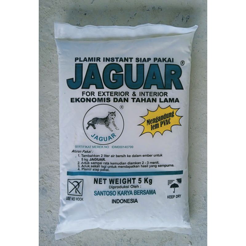 PLAMIR INSTAN 5KG JAGUAR / PLAMIR TEMBOK / PLAMIR KAYU / PLAMIR SERBAGUNA