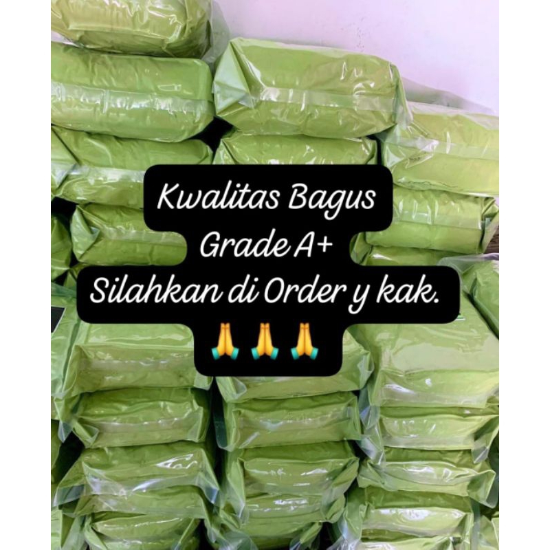 

Bubuk hijau daun purli, 100% Original dari Kalimantan