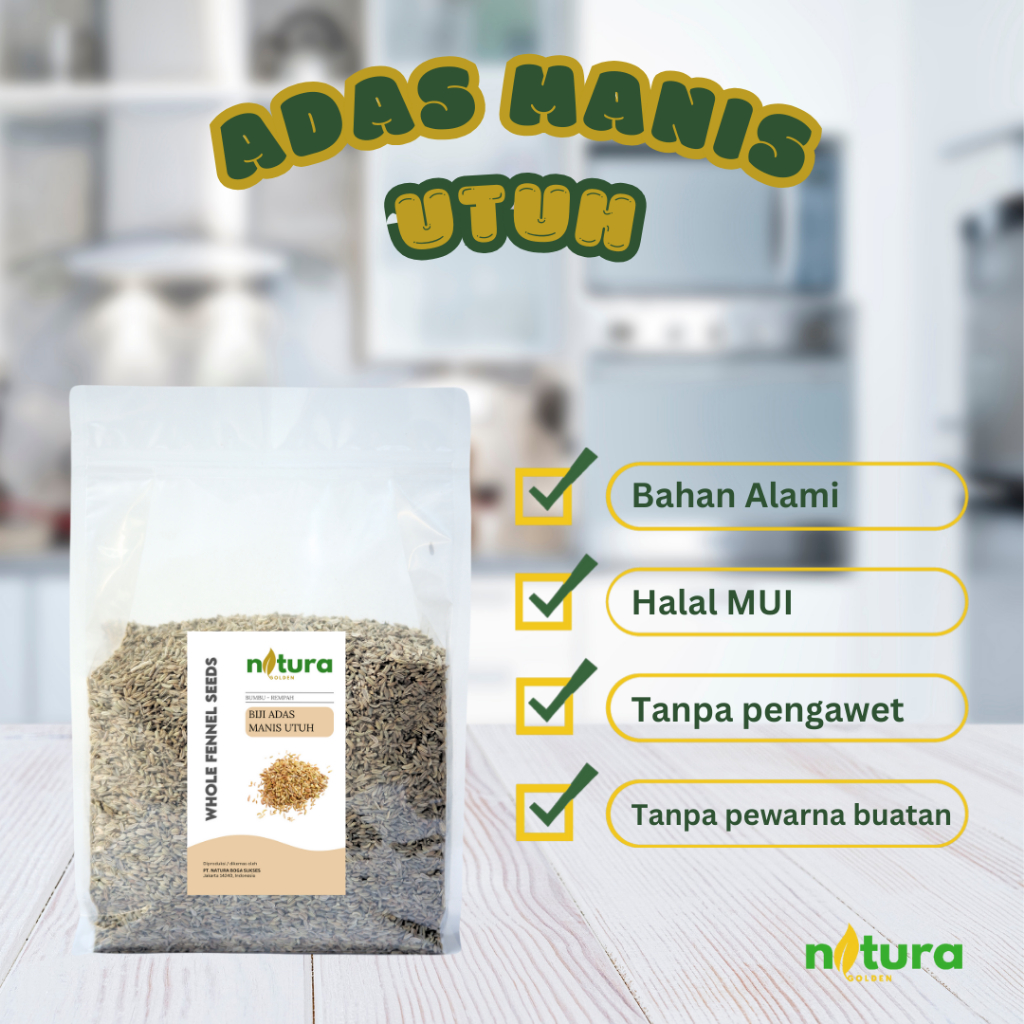 

Natura Golden Biji Adas Manis Utuh