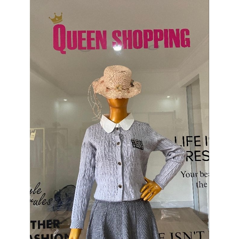 Queen Knit Rajut MiUMiU Atasan Crop