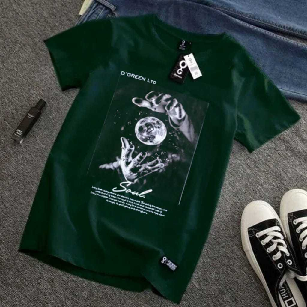 D`GREEN Tshirt HIJAU Original Pria Wanita Motif IMPORTAL / Kaos Greenlight Original / Baju Kaos Arie