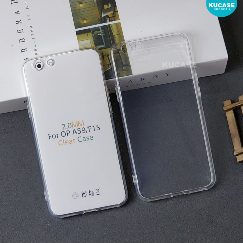 Oppo F1S Clear Case 2.0mm Softcase Bening Transparan Case Oppo F1S