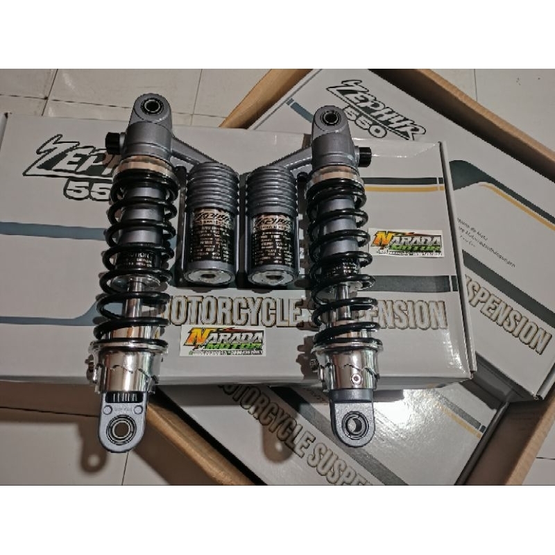 shockbreaker shock belakang Zephyr 550 ukuran 320 click fungsi detail original Zephyr  SHOCK SOK SHO