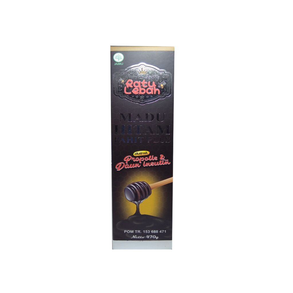 

Madu Hitam Pahit Ratu Lebah Plus Ekstrak Propolis & Daun Insulin 470gram - EXP : 2026