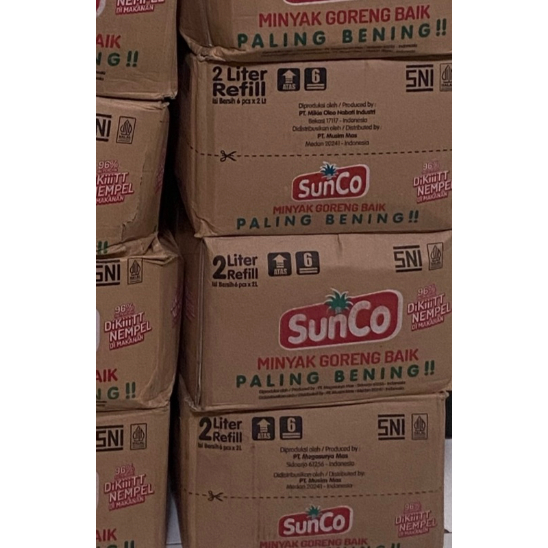 

MINYAK SUNCO 2 LITER 1 DUS (JATIM)