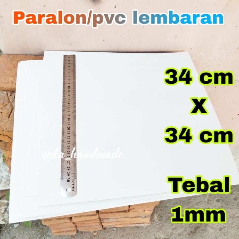PIPA PARALON/PVC LEMBARAN (34cm X 34cm) TEBAL 1mm