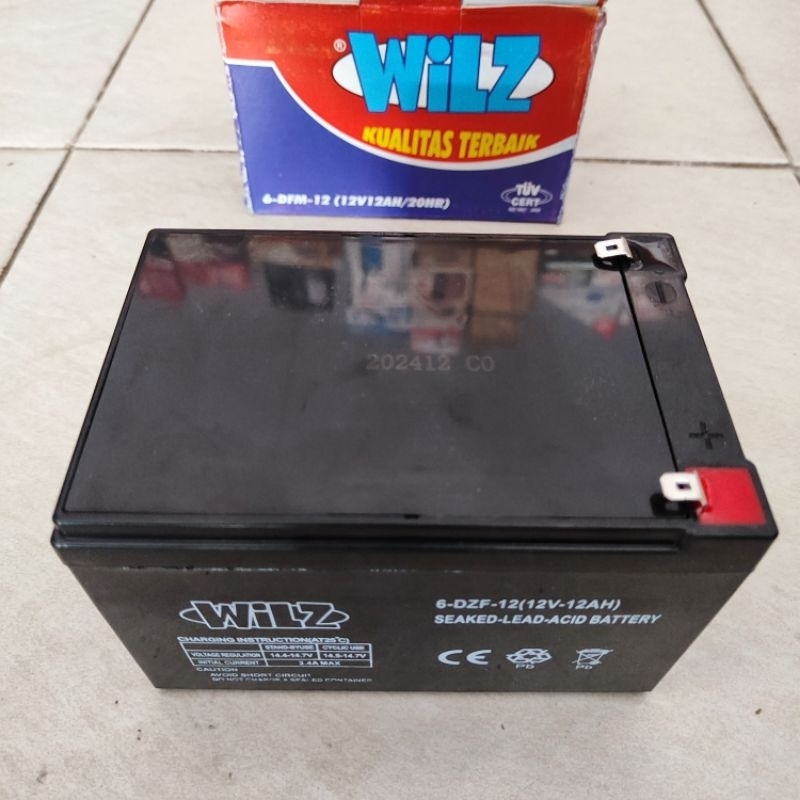 Aki Accu Kering Battery Baterai Sprayer Elektrik Sepeda Listrik Mobil Mainan 12V 12A 12 Ampere V A A