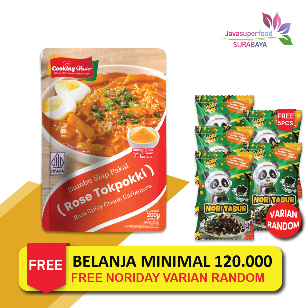 

SBY. Bubuk Saus Tokpokki \ Rose Tteokbokki \ Spicy Cream Carbonara Tteokbokki 200G