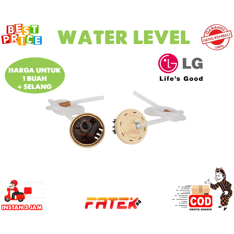 WATER LEVEL MESIN CUCI LG + SELANG | SPARE PART MESIN CUCI LG | SENSOR AIR MESIN CUCI LG | WATER LEV