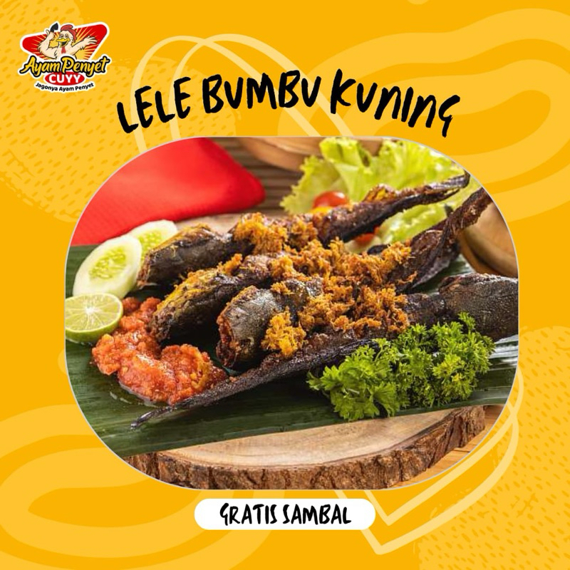 

Lele Bumbu Kuning isi 4 Ekor FREE Sambel