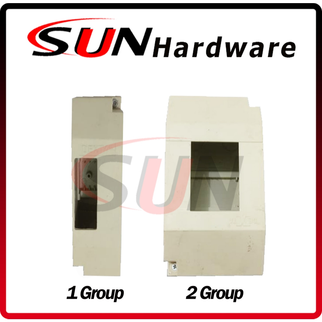 Kotak Box MCB Listrik 1 2 Grup Double Circuit Breaker Group