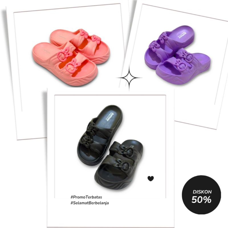 Sandal Anak Perempuan Terbaru Sandal Wedges Anak Wanita Kekinian Sandal Harian Anak Hak Tinggi