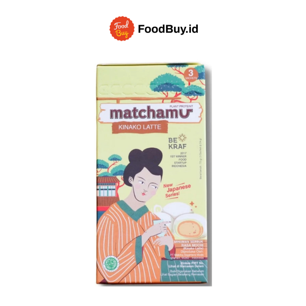 

Matchamu Kinako Latte 24 gr Isi 3 Sachet