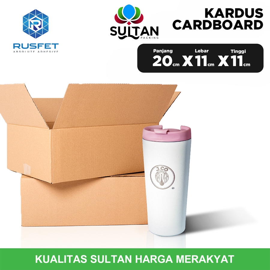 

KARDUS PACKING KARTON BOX 20x11x11cm Dus Kotak Packaging Polos tebal KARDUS BESAR