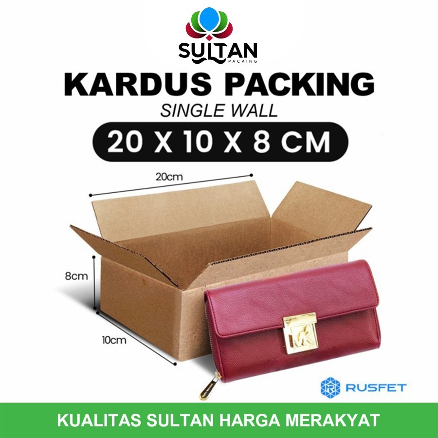 

KARDUS PACKING KARTON BOX 20x10x8cm Dus Kotak Packaging Polos tebal