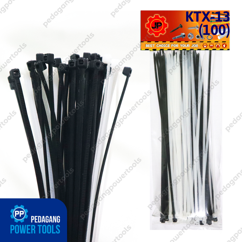 

KABEL TIES 2.5 x 200 MM MIX HITAM PUTIH - 100 PCS KTX-13
