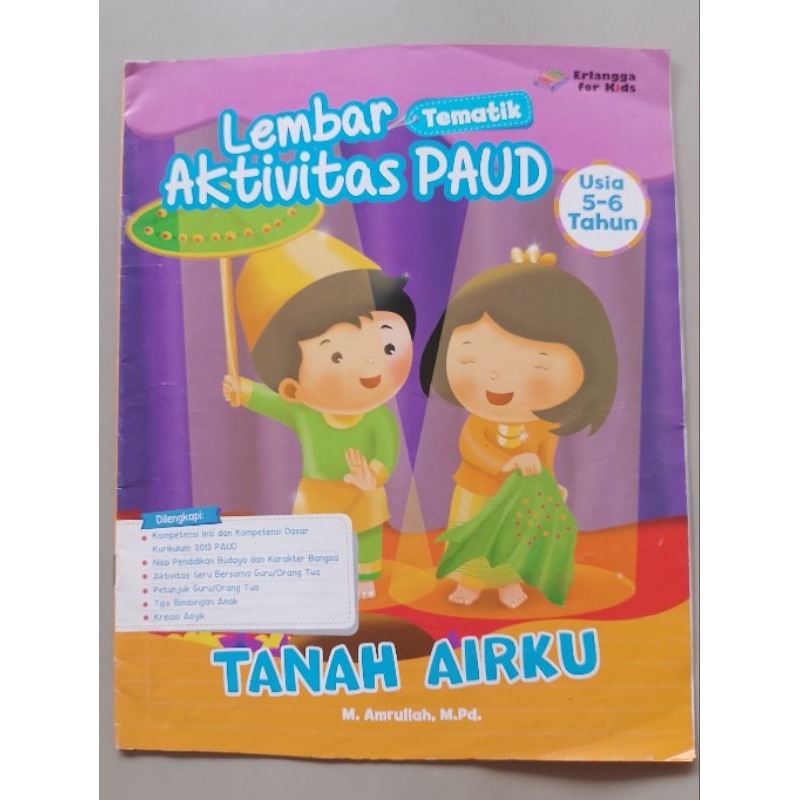 BUKU LEMBAR TEMATIK AKTIVITAS PAUD USIA 5-6 TAHUN