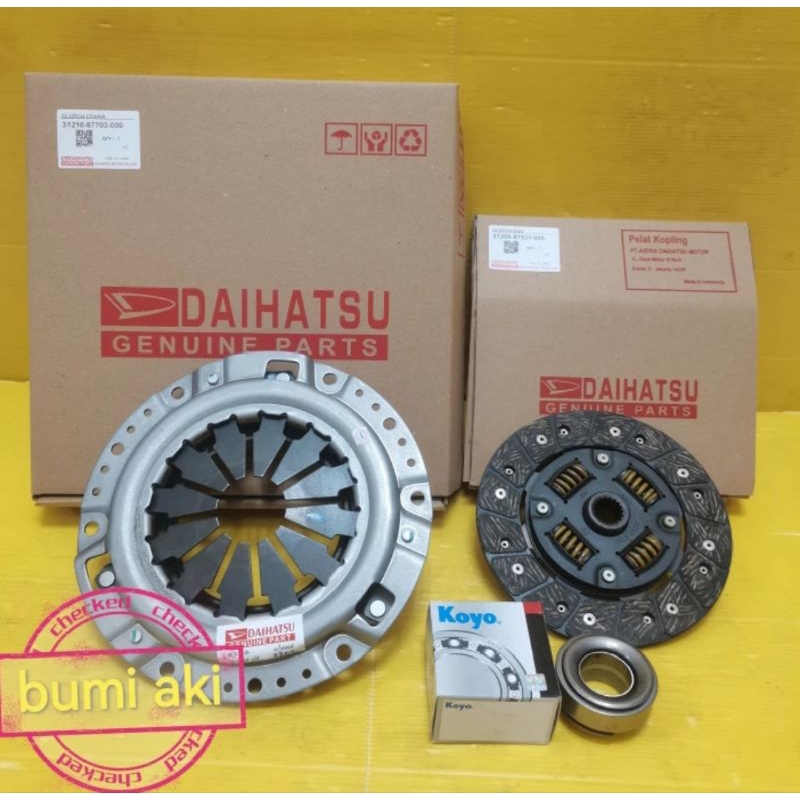 KOPLING SET MATAHARI DEKRUP CLUTCH COVER KAMPAS KOPLING CLUTCH DISC PRODO PLAT KOPLING PERODO BEARIN