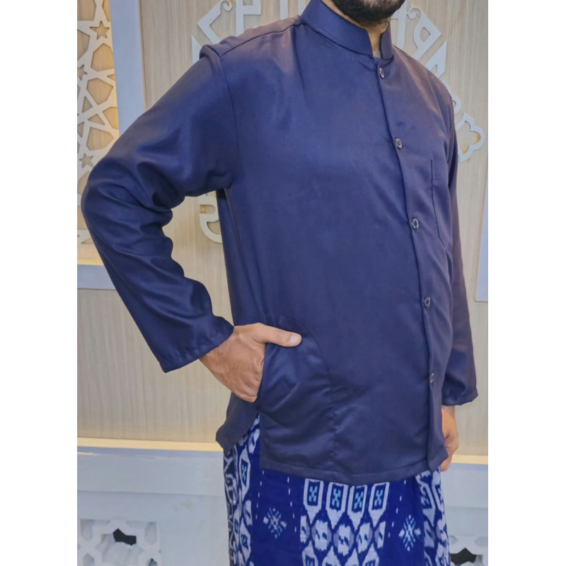 Baju Koko Pria Haibah Exsklusive Saku Samping Koko Habaib Model Ammu Ibrahim