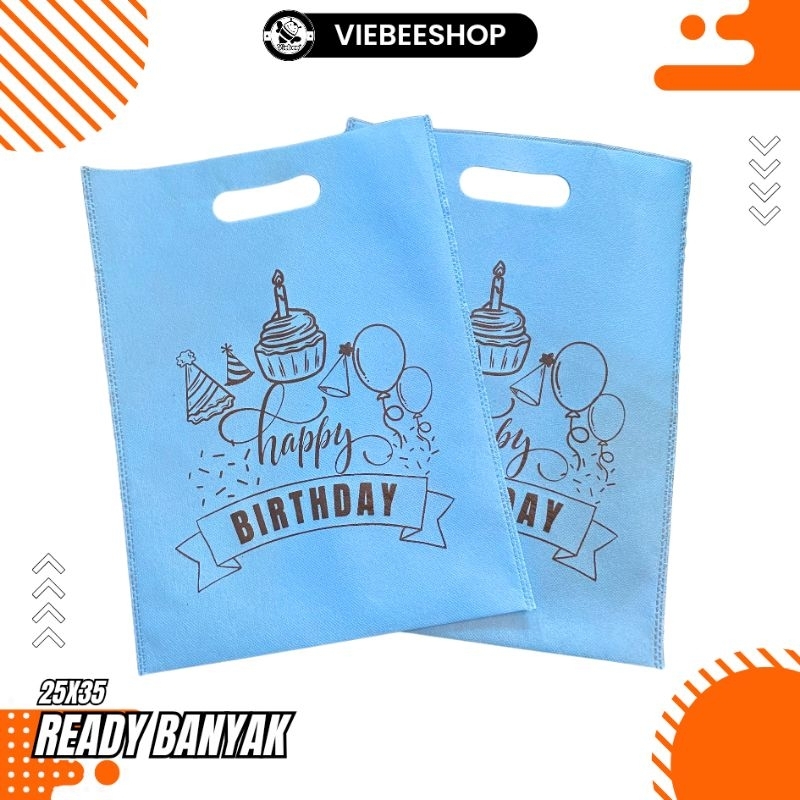 

TAS SOUVENIR ULANG TAHUN BEST SELLER MURAH READY SIAP KIRIM FOP.25x35