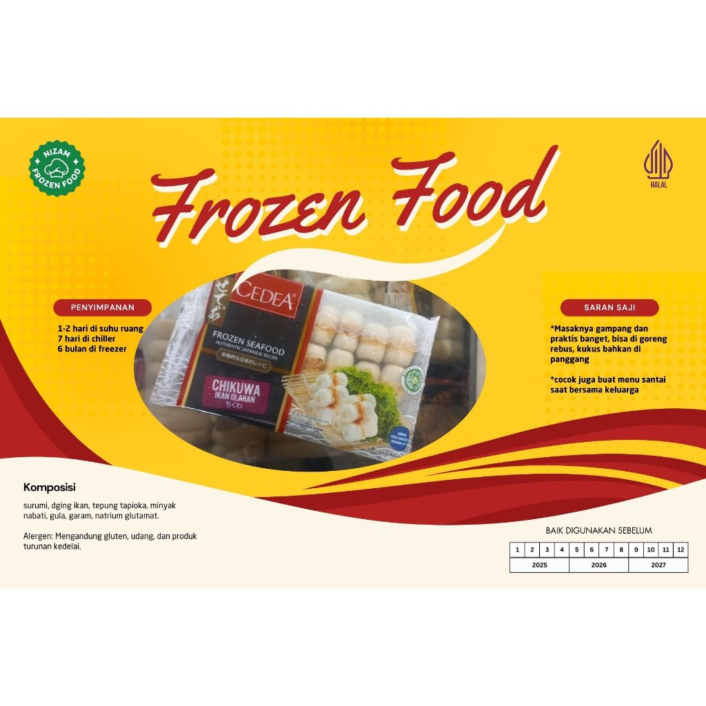 

Cedea Frozen Food Chikwa Ikan Olah