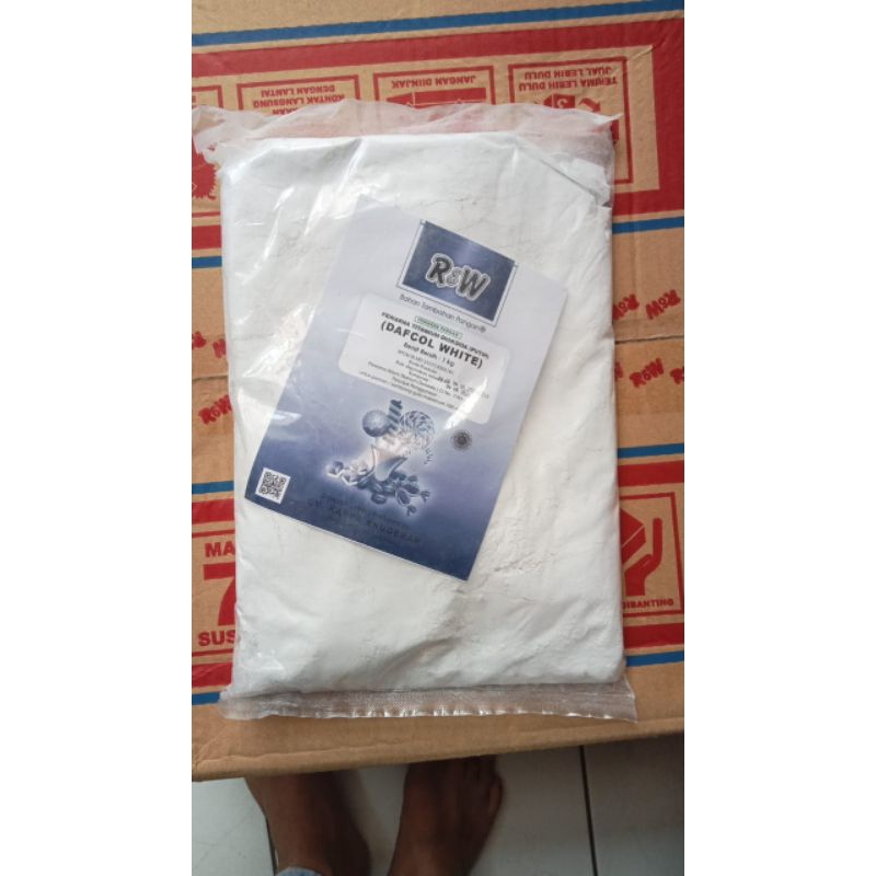 

dafcol white pewarna titanium dioksida putih 1 kg