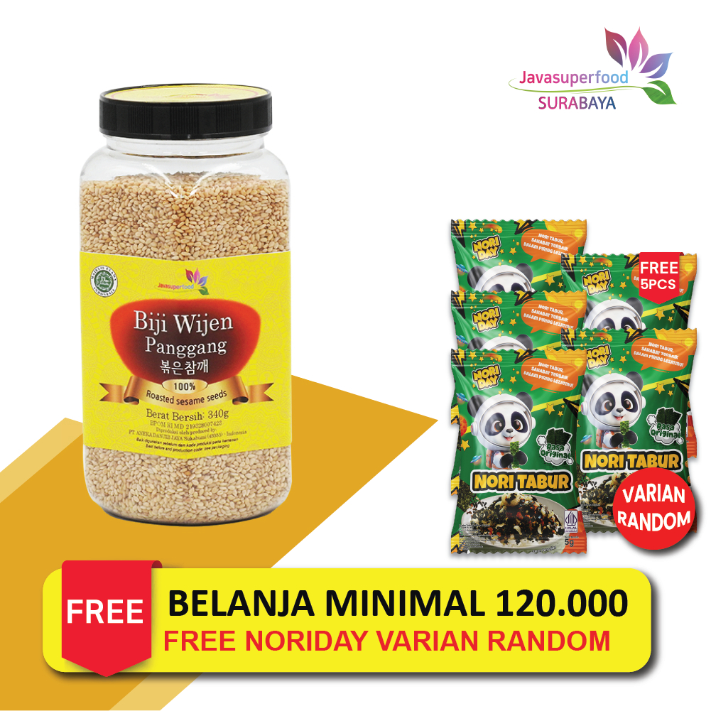 

BIJI WIJEN PANGGANG / SESAME SEEDS ROASTED KOREA 340 GRAM