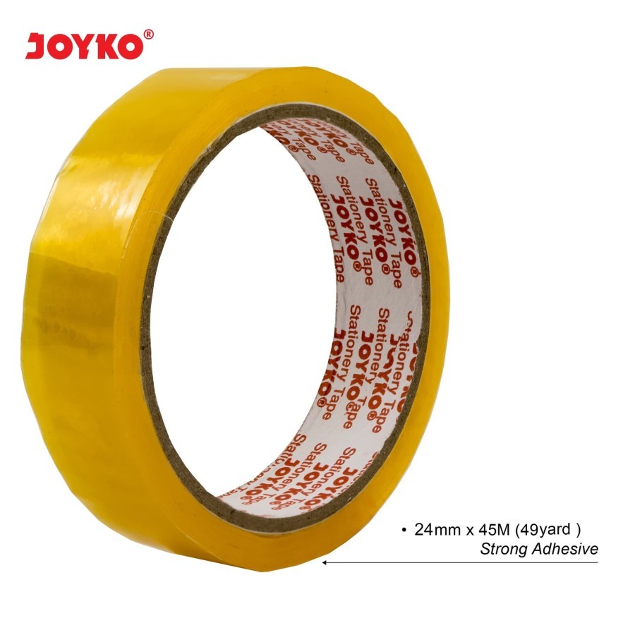 

Joyko STT-32-R6 Stationery Tape / Cellotape Lingkaran Besar / Isolasi Bening 1 inch (24mm)