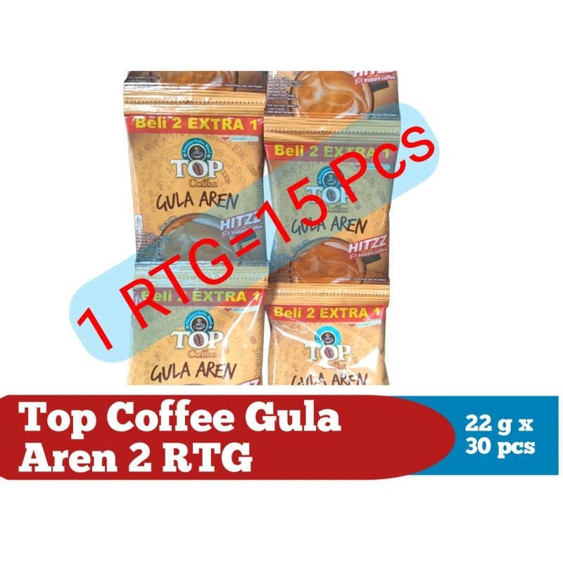 

Top Coffee gula aren 30 SASET (2 Renteng)