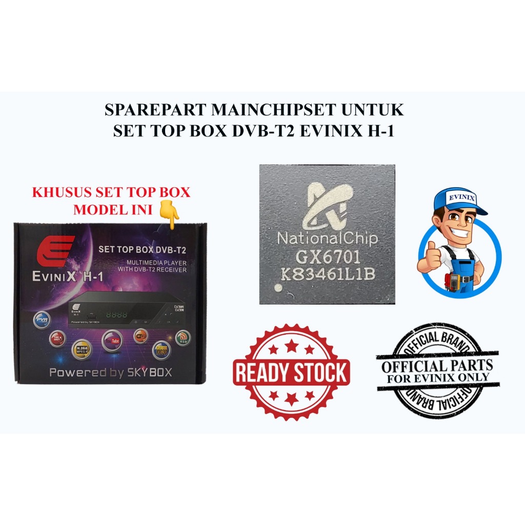 Chipset Guoxin GX6701 Yang Cocok untuk Set Top Box TU2T