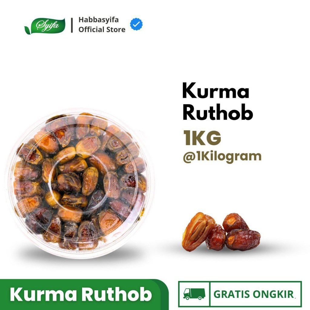 

Kurma Ruthob Libya 1kg Kurma Lembut