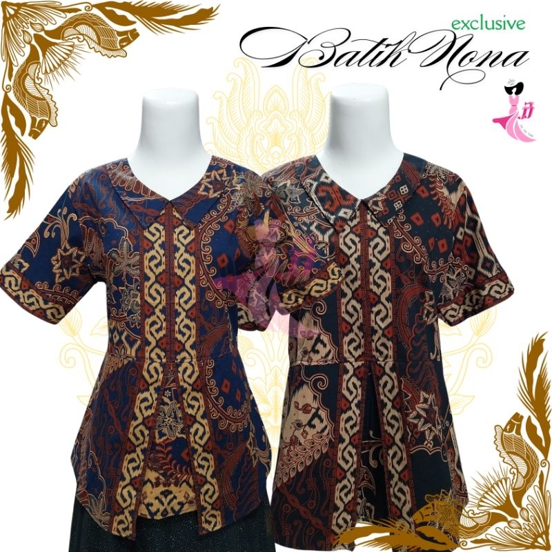 blouse batik wanita modern / batik wanita / blouse batik / batik wanita cantik / batik wanita modern