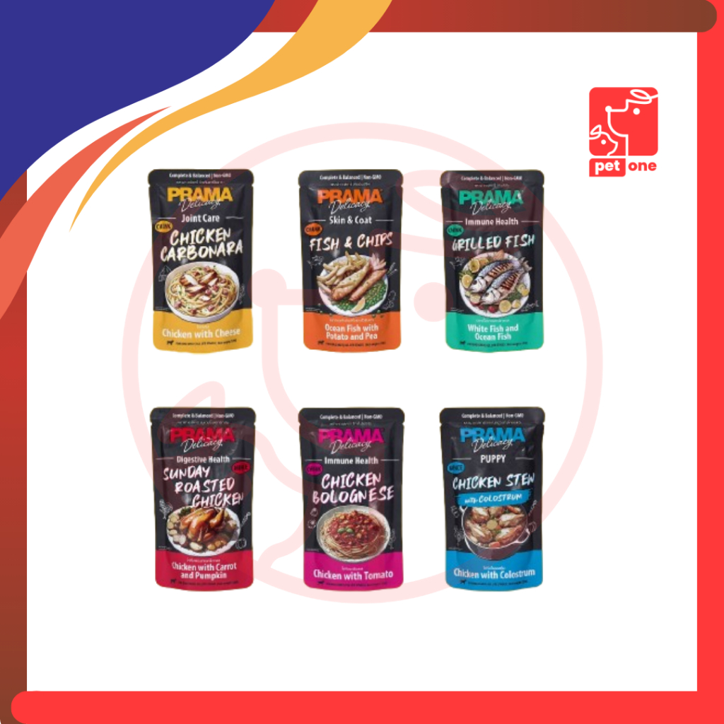 Prama Dog Wet Food Pouch 120 Gr Makanan Basah Anjing Wet Dog Food