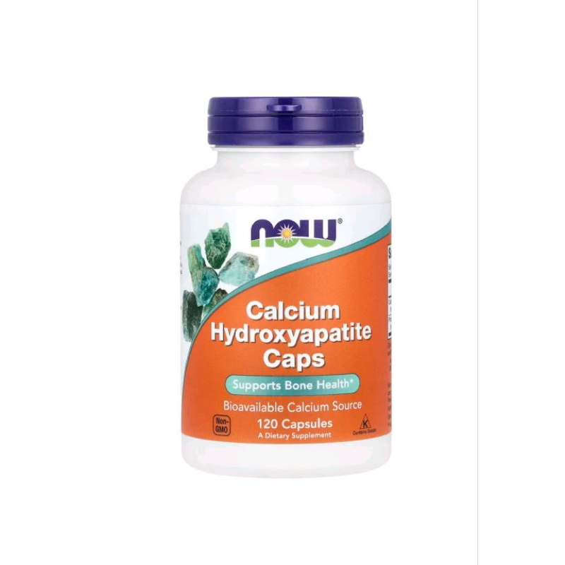 Now foods calcium hydroxyapatite caps 120 capsules