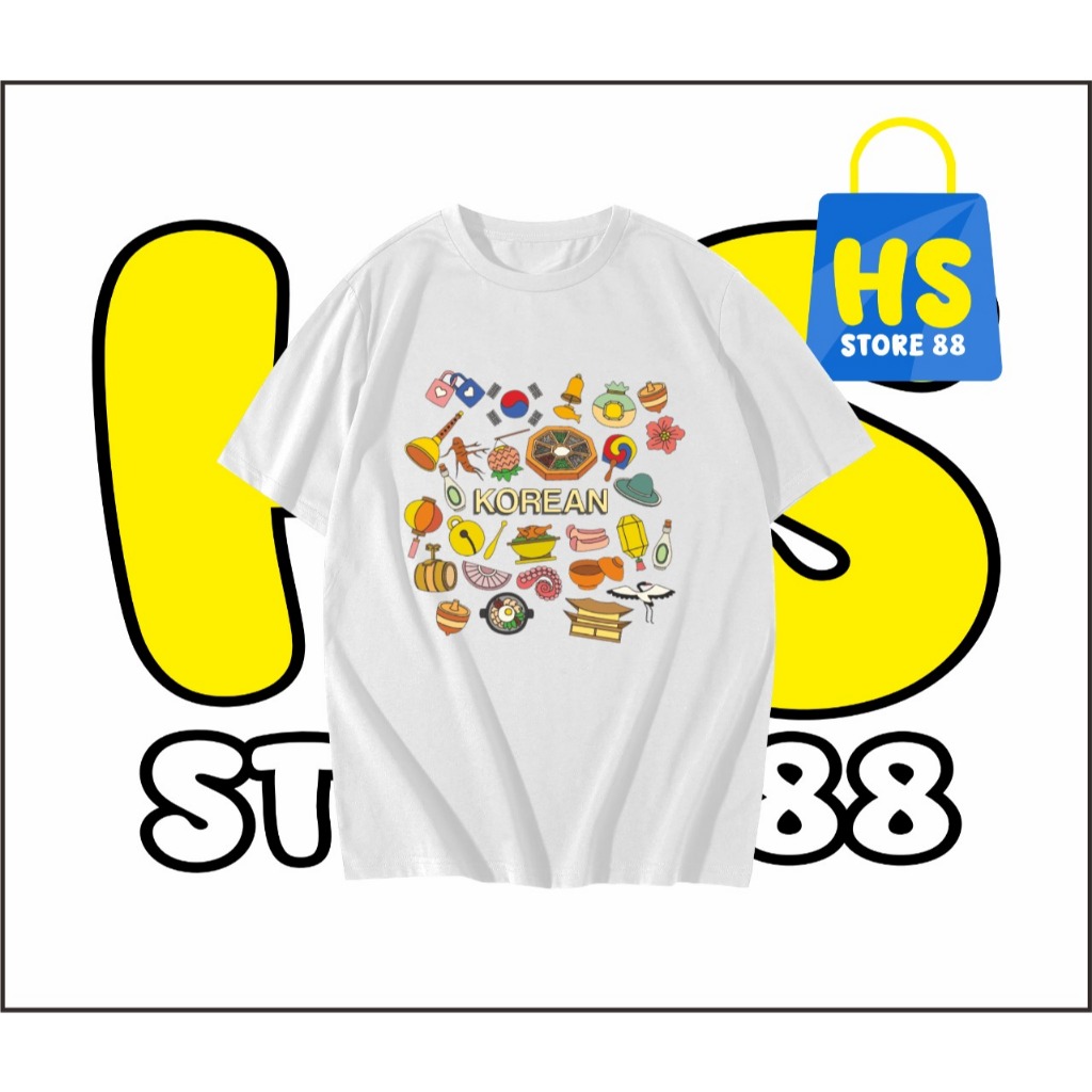 baju oleh-oleh KOREA - kaos souvenir KOREA - baju SOUTH KOREAN - kaos oleh oleh KOREA