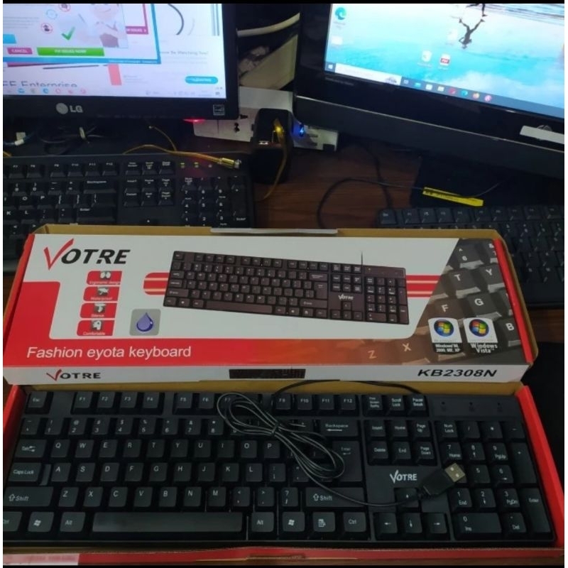 Kibot keyboard plus mouse votre paket kabel USB PC komputer