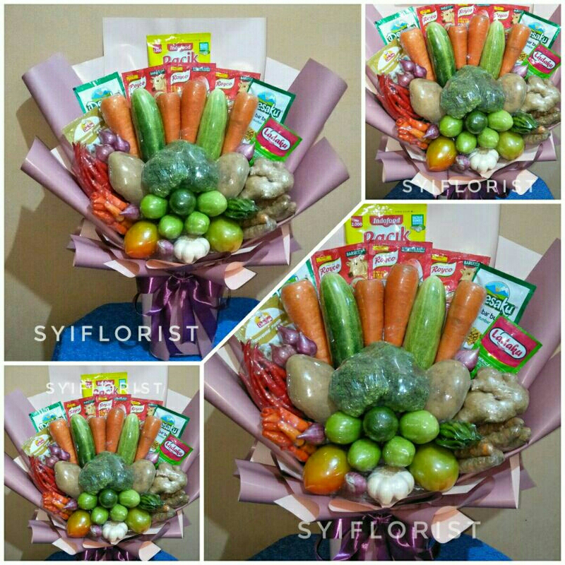 

BUKET SAYUR MIX BUMBU UKURAN MEDIUM UNTUK HADIAH WISUDA, ULTAH, HARI IBU, DLL