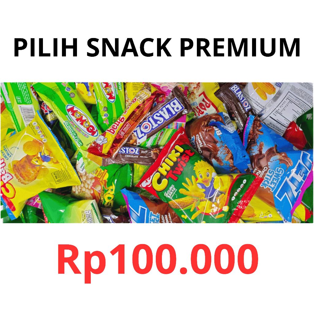 

(PREMIUM 2 RENCENGAN/BOX) PILIH SNACK PREMIUM BEST SELLER