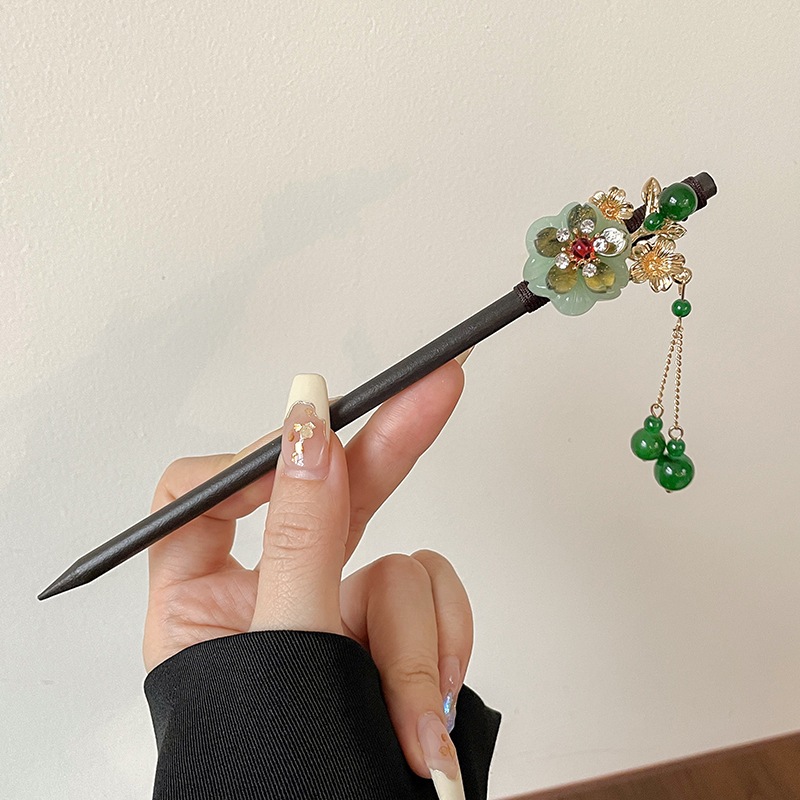 HIASAN RAMBUT TUSUK KONDE WANITA BAHAN KAYU ALAMI PREMIUM