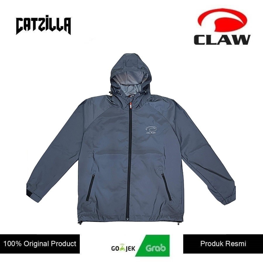 Jaket Windbreaker Claw Wakatobi Outdoor Jacket - Grey