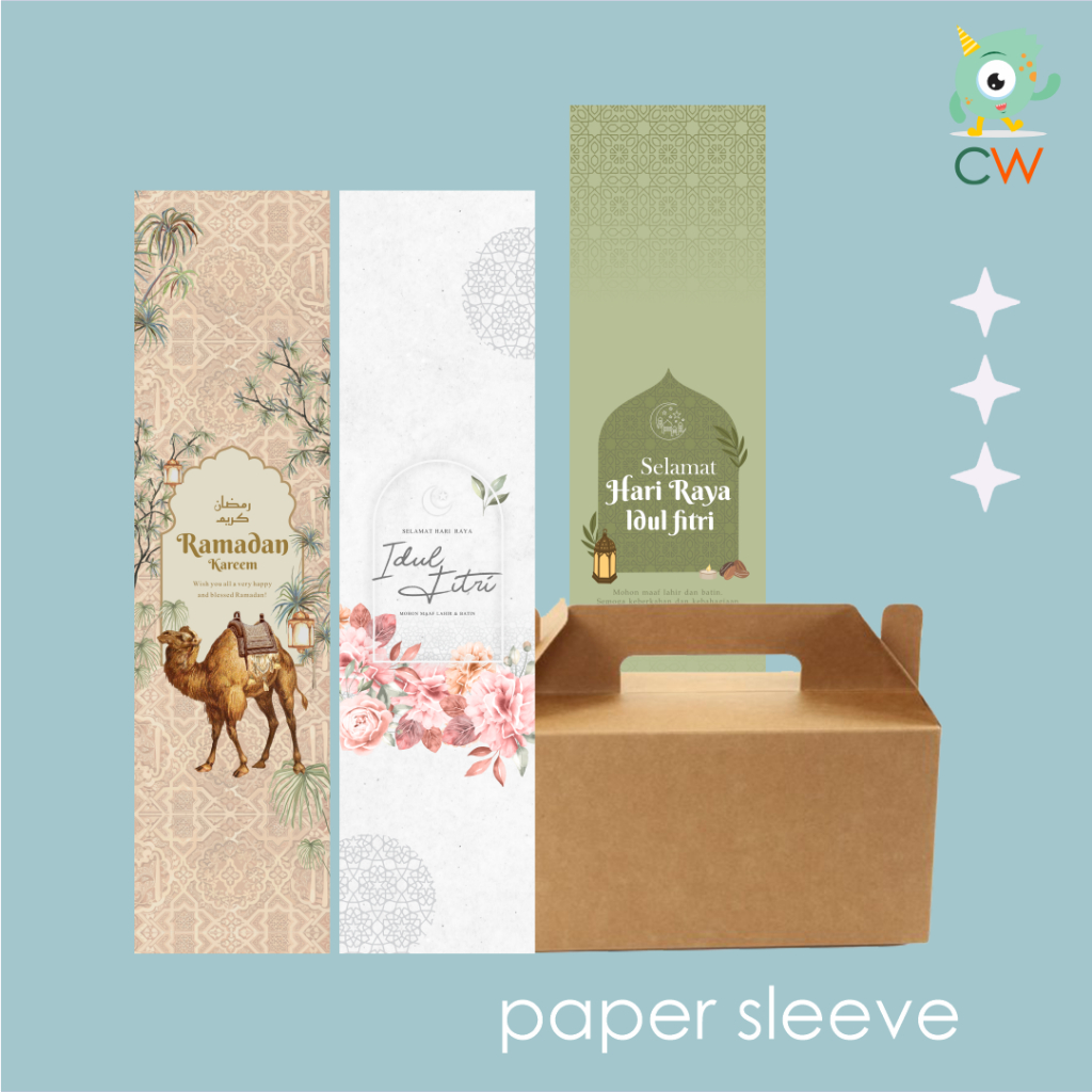 

CUSTOM PAPER SLEEVE CUSTOM 9 x 47 CM | PAPER BELT CUSTOM