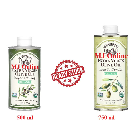 

La Tourangelle Organic Extra Virgin Olive Oil Bright & Peppery