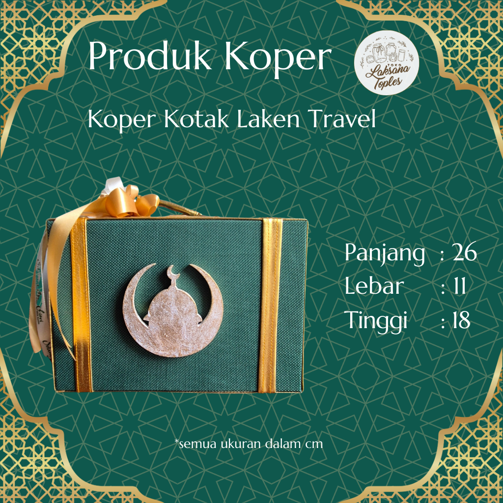 

KOPER KOTAK LAKEN LEBARAN / BOX HAMPERS PARCEL KUE KERING IDUL FITRI