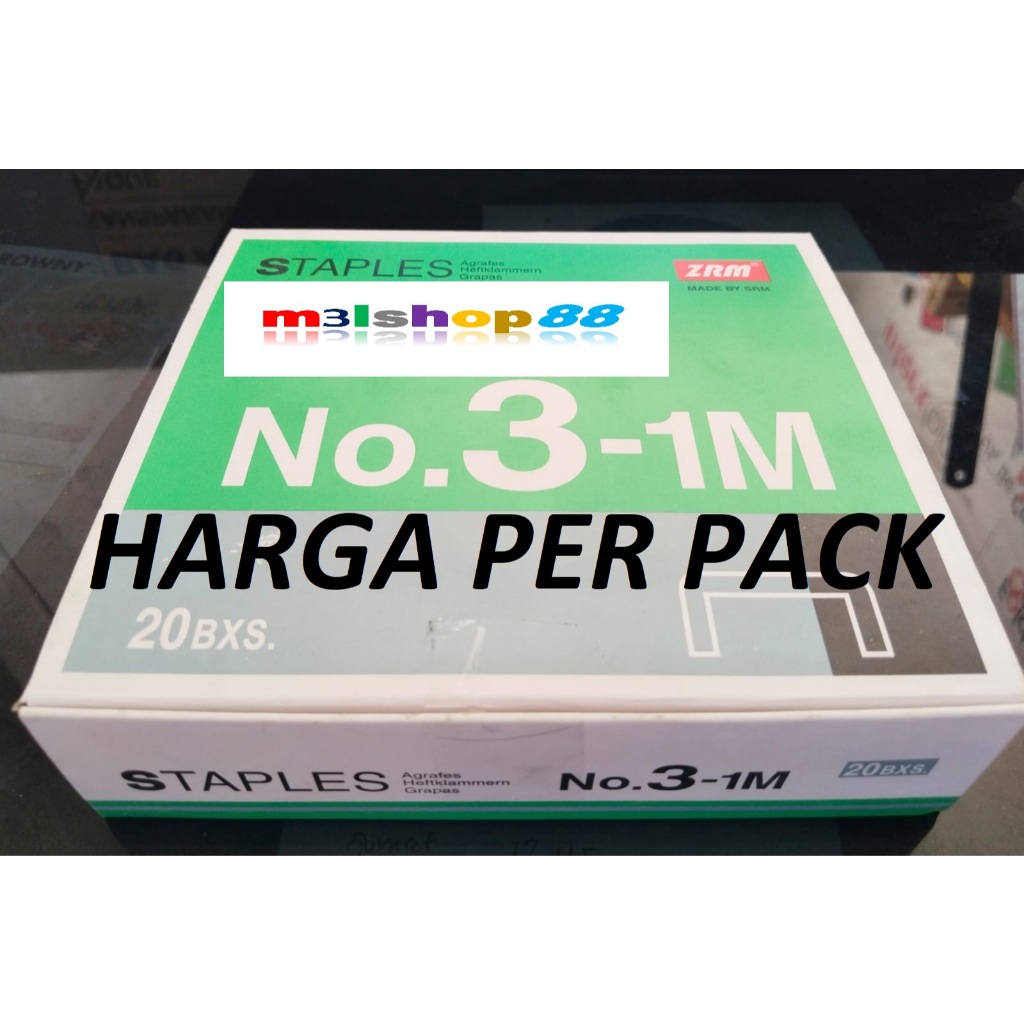 

Isi Staples ZRM No.3-1M - Per Pack