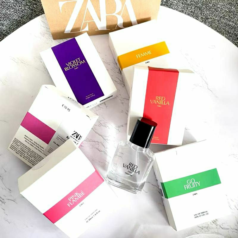 [Free Paperbag] PARFUM ZAARA IMPORT FREE PAPERBAG •30ML Tahan lama longlasting Parfum wanita pria br