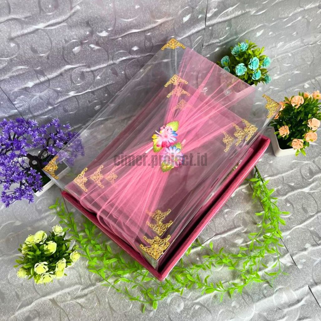 RB1 Kotak Seserahan Pernikahan Set Lengkap Isi 4 Box Hantaran Parcel Mika