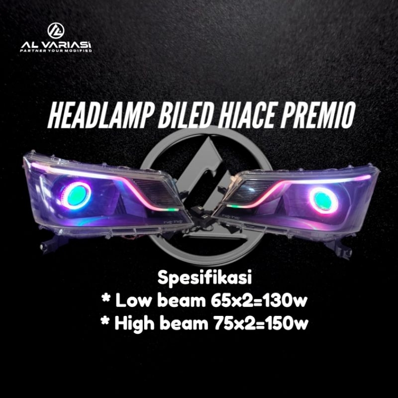 Headlamp Biled Hiace premio full RGB