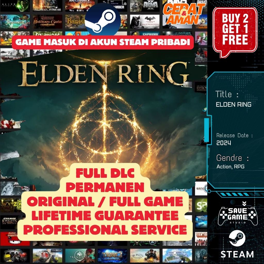 ELDEN RING ADD to STEAM LIBARY ANDA - PC ORIGINAL STEAM