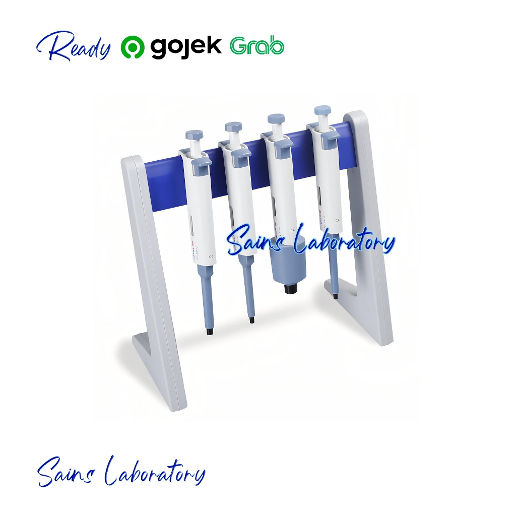 Rak Mikropipet Tipe L Stand Rack Micropipet Rak Pipet Mikro Pipette Stand Lab Pipette Rack Pipettor 